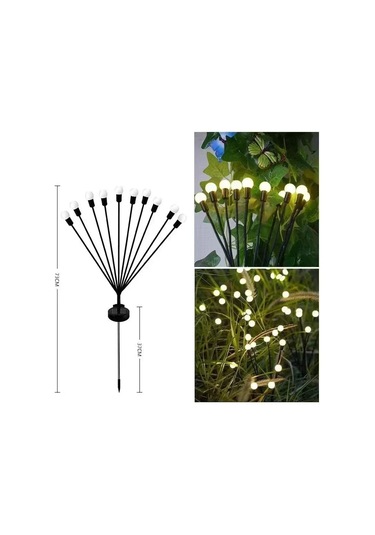 Super-cheese Güneş Enerjili Bahçe Işıkları - Dış Mekan Dekorasyonu 0-5w Cnmavi Mavi