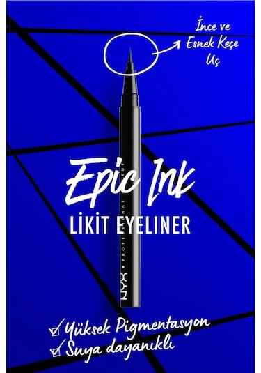NYX Professional Makeup Waterproof Epic Ink Liner Black