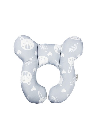 Koruyucu Seyahat Araba Koltuğu Baş Ve Boyun Yastık Yumuşak Boyun No.16 Ekru