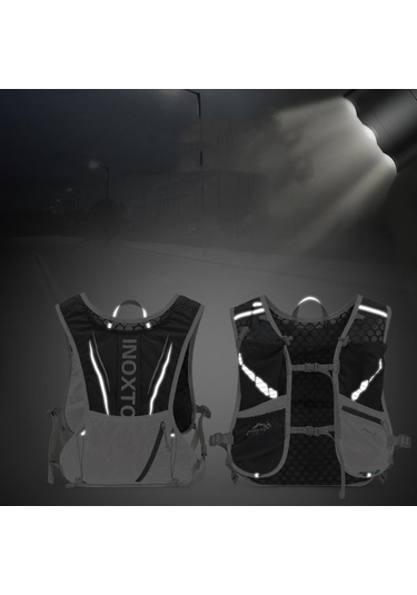 Suntek Hidrasyon Paketi Yeleği, Ayarlanabilir Koşu Takımı Gri