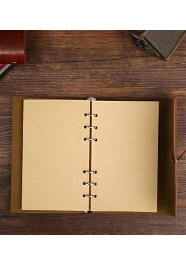 Kişiye Özel Yaprak Tasarımlı Deri Hatıra Defteri ve Mat Siyah Lüx Roller Kalem