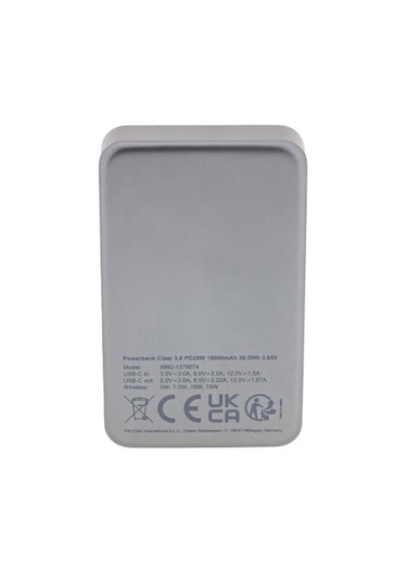 Patona 9992 Premium Powerbank Clear 3.0 Pd 20w Magnetic 15w