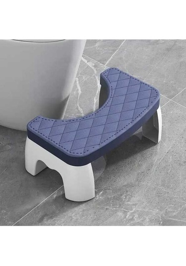 Trendooze Yaşlı U Tuvalet Taburesi Taburesi Şeklinde Pp Kaymaz Kalınlaşmak Çocuk Banyo Ayak Fo Mavi