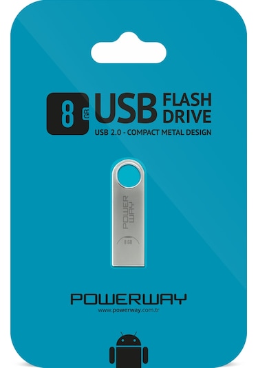 Powerway PW-8GB 8 GB USB 2.0 Mini Flash Bellek