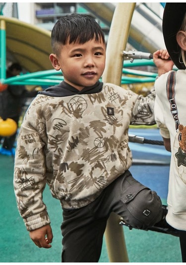 Mayoral Erkek Çocuk Sweatshirt 4403 Bej