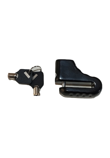 Motosiklet Çelik Disk Kilidi Kilit 5.5 Mm Siyah Alarmlı Değildir