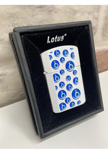 Lotus Marka Beyaz Mevi Renk Yaprak Logolu Benzinli