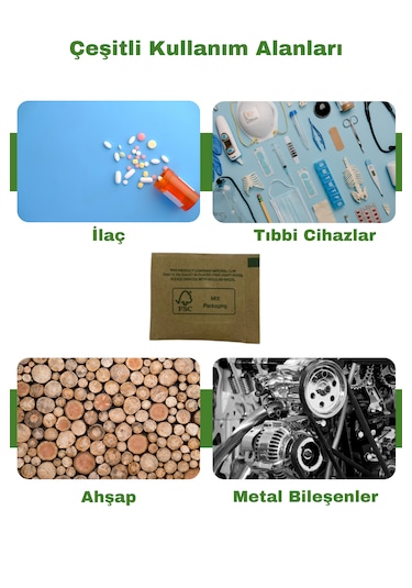 6 Gr 25 Adet Nem Alıcı Rutubet Giderici Küf Önleyici %100 Doğal