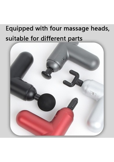 Artfulabode Titreşimli Masaj Tabancası, Mini Kırmızı J12a Fasya Düğme Sones Çok Renkli