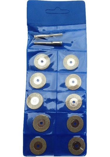 12 Parça 16 Mm Elmas Taşlama Diski Minii Dairesel Disk