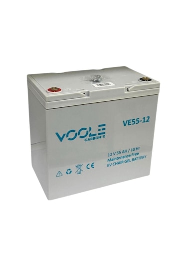 Voole 12 V 55 Ah Engelli Araç Aküsü