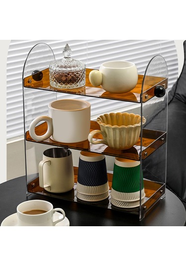 Suntek Dolap Masaüstü Mutfak Için Çok Yönlü Tezgah Üstü Kahverengi