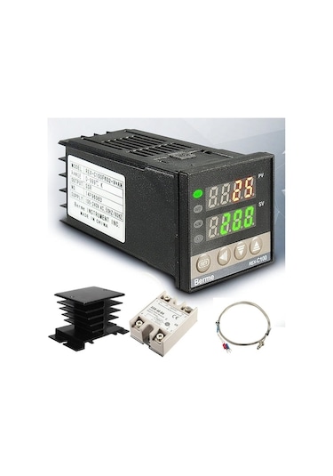 Didadodo Dijital 220v Ac Pıd Rex-c100 Sıcaklık Kontrol Cihazı Max.40a Ssr K Termokupl, Kullanıcı Dostu Arayüz
