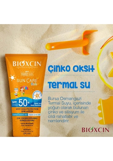 Bioxcin Sun Care Çok Çok Yüksek Korumalı Çocuk Güneş Losyonu 50 Spf - % 100 Botanik Aktif 200 ml