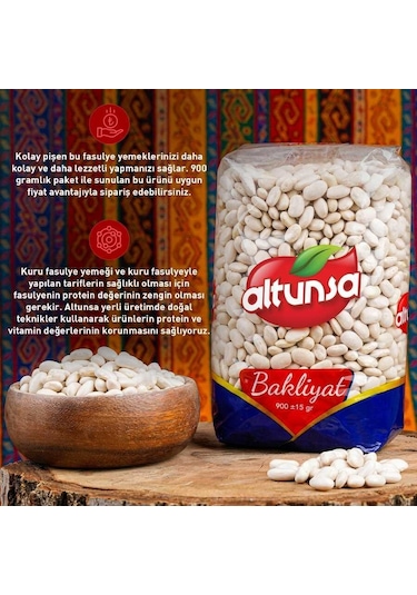 Altunsa Fasulye Dermason Yerli 900 G