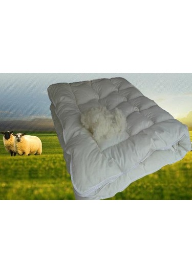 Viscoleff Doğal Boncuk Yün Bebek Yorganı