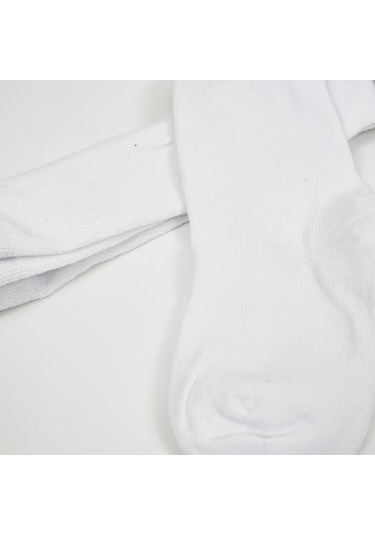 Çocuk Pamuklu Beyaz Külotlu Çorap