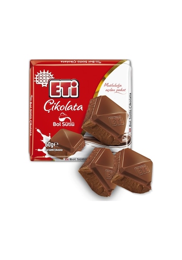 Çikolata Bol Sütlü Kare 60 G X 6 Adet