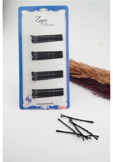 Kadın Siyah Tel Toka Seti Siyah-Tek Ebat