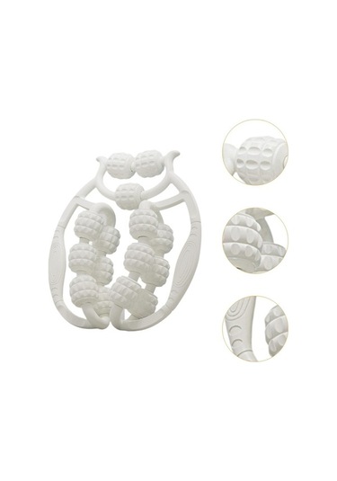 Pazly Uyluk Silindir Masaj Aleti 360 Derece Beyaz Homyl Egzersiz Beyaz