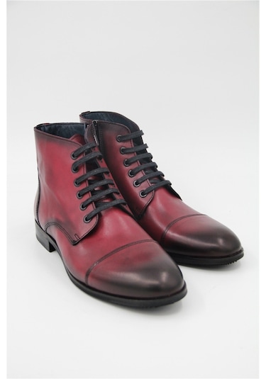 Luciano Bellini Bj3004 Erkek Klasik Bot - Bordo-bordo