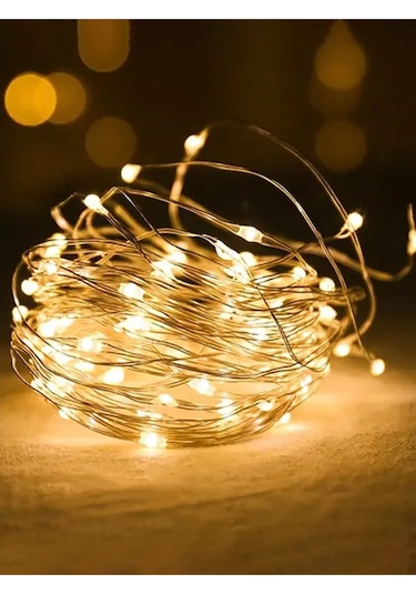 Waldern 120 CM Yılbaşı Çam Ağacı ve Süsleri (Kar Spreyi + 12 Parça Süs + 1 Sim Süs + 5 M Led Işık)