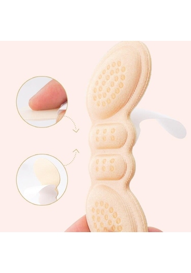 6 Mm Krem Ayakkabı Daraltan Ped Ayak Topuk Vurma Önleyici Sünger