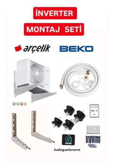 Klima Montaj Seti Boru Çapı : 1/4-3/8 Uzunluk 3 Metre 50