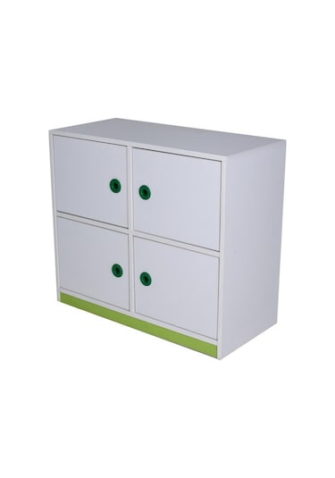 Dolap 4 Kapaklı Çok Renkli