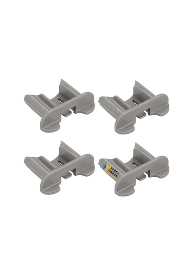 Beko Uyumlu Dıs15010 Bulaşık Makinesi Yeni Tip Ön Ray Kapağı Tutucu Stoper 4 Adet