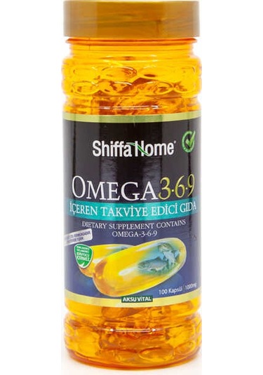 Aksuvital Shiffa Home Omega 3-6-9 Soft Jel 100 Softgel