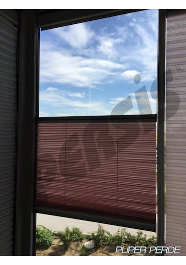 Pliper Yapışkanlı - Cam Balkon Plise Perde Seri 1