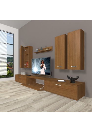 Decoraktiv Eko 8d Slm Tv Ünitesi Tv Sehpası Ceviz