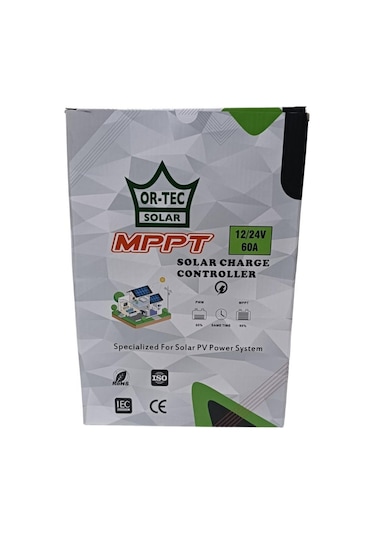 Ortec 60a Amper 12v / 24v Mppt Bluetooth Özellikli Şarj Kontrol Cihazı