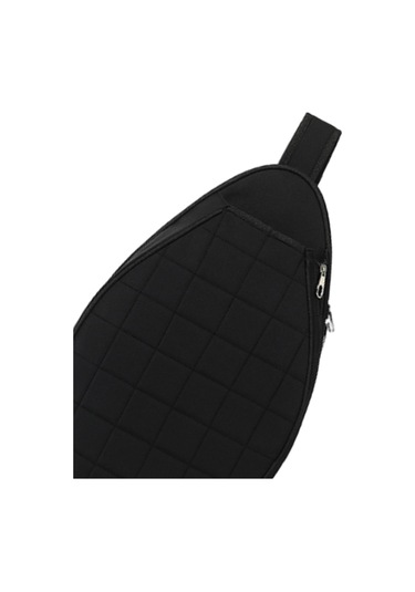 Suntek Tenis Çantası Taşınabilir Raket Taşıma Crossbody Siyah