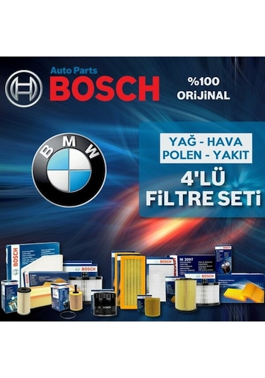 Bmw 3.16 Bosch  Filtre Bakım Seti E46 1998-2002 (495584561)