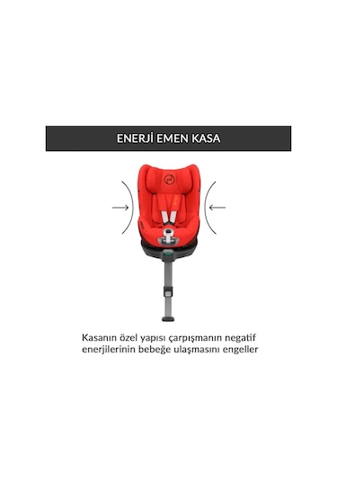 Cybex Sirona Zi Isize Plus (Soho Grey) 360 Derece Dönen Adac Ödüllü Isofix Bebek Oto Koltuğu 0-18 Kg