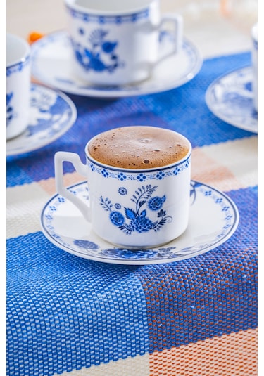 Acar Orlo 6 Kişilik Kahve Fincan Takımı - 90 Ml Renkli