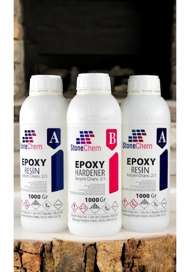 Şeffaf Epoksi Reçine 3kg Ekstra Parlak Hobi-magnet-tepsi-ahşap S