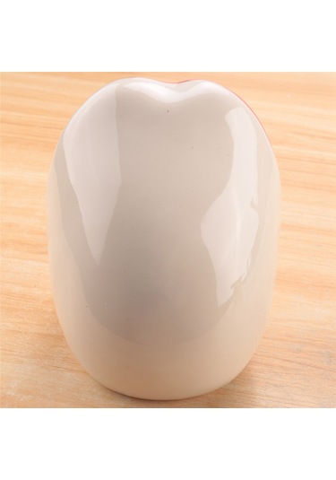 Yaratıcı Sukulent Kaktüs Saksısı, Seramik Küçük Çiçek Bitkileri Kapları Büyük Dudaklar Saksı Ev Ofisi İçin, Kırmızı