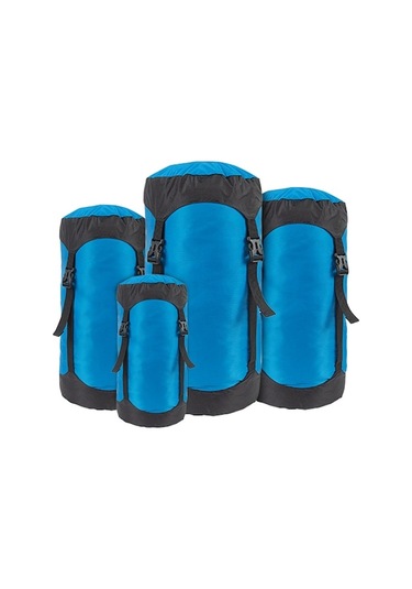 Skycıty Kamp Uyku Tulumu Hafif Kapsül Çantası - 40d Sıkıştırılabilir Saklama S/m/l/xl Safir Mavisi Mavi Mavi