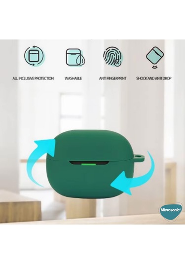 Microsonic Xiaomi Redmi Buds 6 Lite Kılıf Transparent Clear Soft Şeffaf