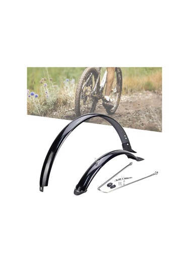 Suntek Dağ Bisikleti Çamurluklar 24 Inç Su Gümüş-bileklik Gümüş