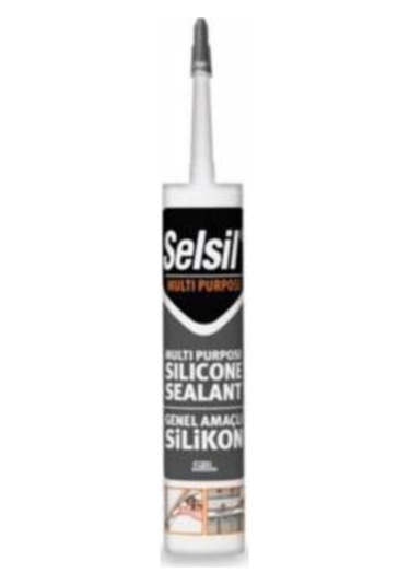 1 Adet Selsil Silikon Şeffaf 280 Gr - Selsil Yapıştırıcı - Şeffaf Silikon - Slikon