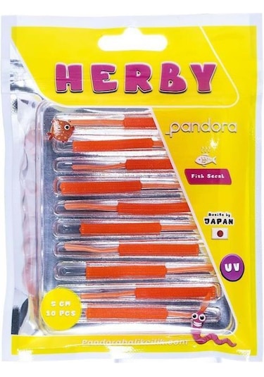 Pandora Herby Worm 5cm  Lrf Silikon Yem