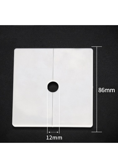 Sones Kare Delik Dekorasyon Kapağı Duvar Deliği Tıkacı, Stil: 1.2cm Delik Beyaz