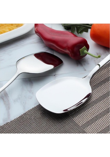 Homyl Paslanmaz Çelik Mutfak Pişirme Gereçleri Mini Turner A Gümüş GÜmüş