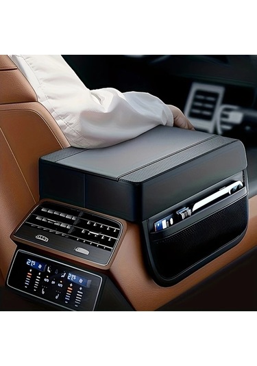 Xuweiwei 1 Adet Siyah Evrensel Deri Konsol Kolçak Koruyucu Depolamalı