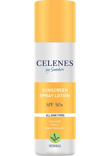 Celenes By Sweden Herbal Güneş Koruyucu Losyon Sprey SPF 50 150 ML