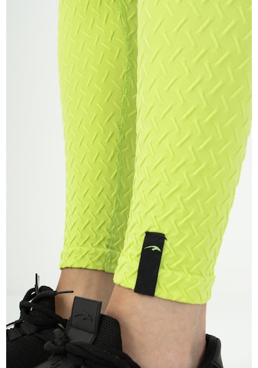 Maraton Active Slimfit Kadın Koşu Neon Yeşil Tayt 812093 Neon Yeşil